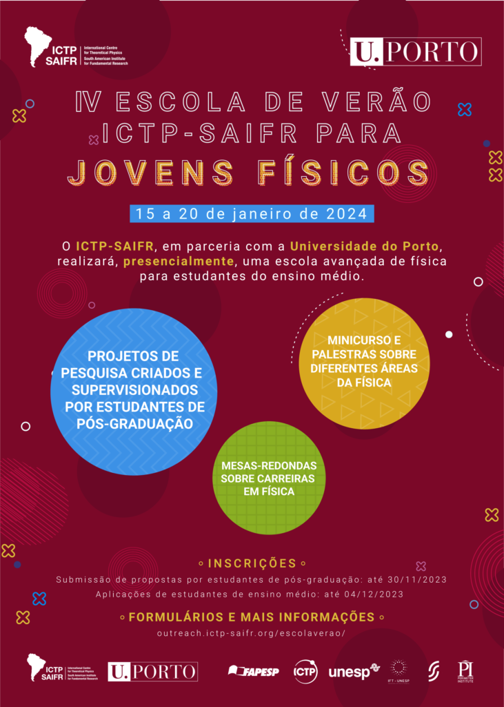 Escola de Verão ICTP-SAIFR para Jovens Físicos - Outreach at ICTP-SAIFR